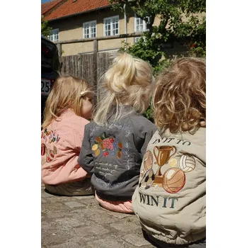 Dětská bomber bunda Konges Sløjd JUNO BOMBER JACKET KS104877.PPY2 šedá 90X, vel. 92