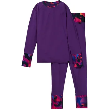 Set dětského termoprádla Burton Kids' Merino Wool Base Layer Set - imperial purple 152