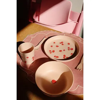 dětská jídelní sada Jídelní set pro děti Konges Sløjd DINNER SET KS104759.PPY2 oranžová 24X, vel. ONE SIZE