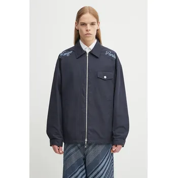 Bunda Kenzo Chainstitch Coach, XL, námořnická modř, 59X