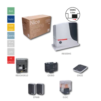 NICE RB500 HI-SPEED KIT rychlý pohon pro posuvnou bránu do 500kg