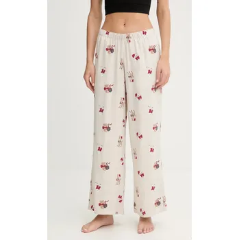 Dámské pyžamo Pyžamové kalhoty Hollister Co. KI346.5114.128 béžová 02A, vel. XS