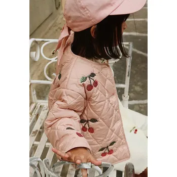 Chlapecká bunda Dětská bunda Konges Sløjd FLORA SEQUIN JACKET KS104811.PPY2 růžová 30X, vel. 116