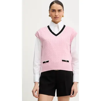 Pánský svetr Svetr Morgan MPRIVA růžová 30X, vel. L