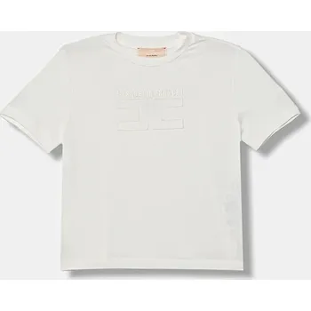 Dívčí tričko Dětské tričko Elisabetta Franchi EFTS256.0.JE006.98.128 béžová 01X, vel. 116