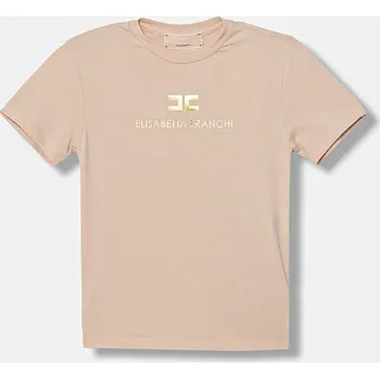 Dívčí tričko Dětské tričko Elisabetta Franchi EFTS260.0.JE006.98.128 oranžová 24X, vel. 98