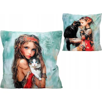 Polštář Polštář Carmani, polštář s výplní a zipem 50x50 cm - N. BONILLA