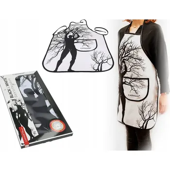 Kuchyňská zástěra Kuchyňská zástěra - Black & White, Muž