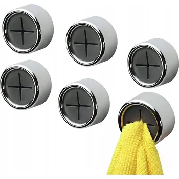 Věšák 6X VĚŠÁK NA RUČNÍKY SAMOLEPICÍ SADA