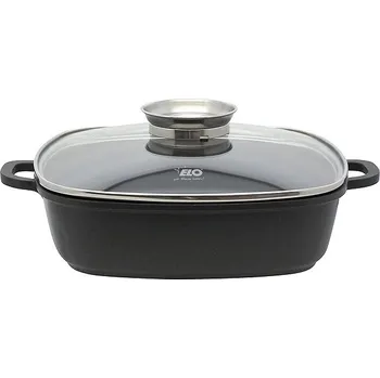 Hrnec ELO Alucast Pekáč se skleněnou poklicí a aroma úchytem 28 × 28 cm