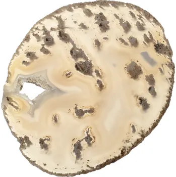 Přírodní kámen Achátový plátek 4A; 112x96 mm