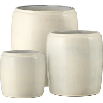 Obal na květináč Ib Laursen Keramický obal na květiny Saigon White S