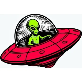 Obraz Nažehlovačka Termo Aplikace Nálepka na Oblečení MIMOZEMŠŤAN LOĎ LOĎ