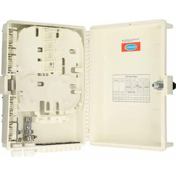 Elektroinstalační krabice Elena Extralink | Spojovací krabice z optických vláken | 16 svarů bílá