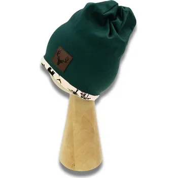 Kojenecká čepice Kojenecká čepička Nicol Bambi zelená - Velikost 80/86