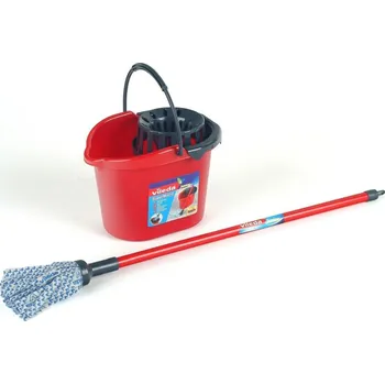 Dřevěná hračka Vileda vedierko s mopom