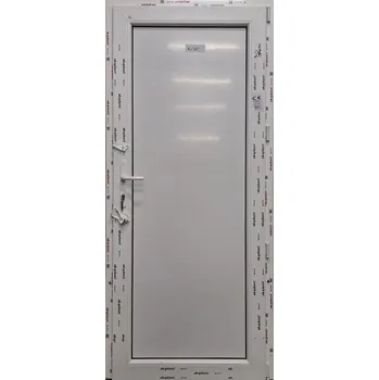 Vchodové dveře Plastové vchodové dveře Soft 2025-6 Bílá/Bílá 88x198cm, pravé, dovnitř