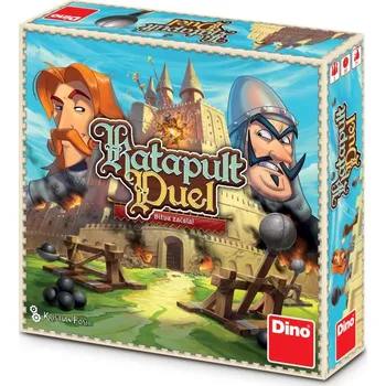 Dřevěná hračka KATAPULT DUEL Rodinná hra