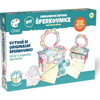 Dřevěná hračka ARTO DIY Šperkovnica - obrúsková metóda