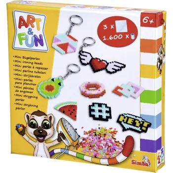 Dětské navlékací korálky A&F Mini zažehľovacie korálky výroba kľúčenky