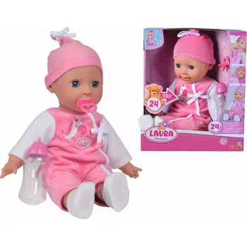 Panenka Bábika Laura, 24 detských zvukov, 38cm