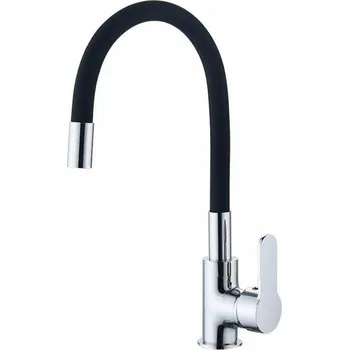 Vodovodní baterie APT KUCHYŇSKÁ BATERIE ČERNÁ S FLEXIBILNÍM VÝPUSTEM