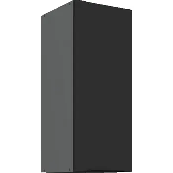 Kuchyňská skříňka Horní kuchyňská skříňka LUNARA - šířka 30 cm, černá / antracit