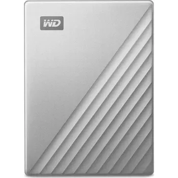 Externí pevný disk WD MY PASSPORT ULTRA FOR MAC 6TB stříbrný (WDBGKC0060BSL-WESN) Stříbrná