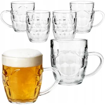 Sklenice Pivní krýgle AzaliaDesign 500 ml 6 ks