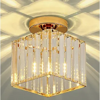 Stropní svítidlo zlatá křišťálová stropní svítidlo skleněná lampa, moderní glamour