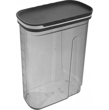 Dóza na potraviny Nádoba na sypké potraviny s dávkovačem šedá GREY 2,7 l