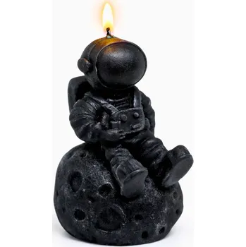 Svíčka Vonná svíčka Astronaut | 50 g | Svíčkománie3D | Barva: Černá