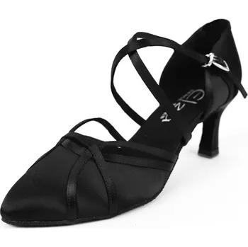 Dámské lodičky Dámské taneční boty Elza - 131 černá 6,5 cm Flare Velikost: 37