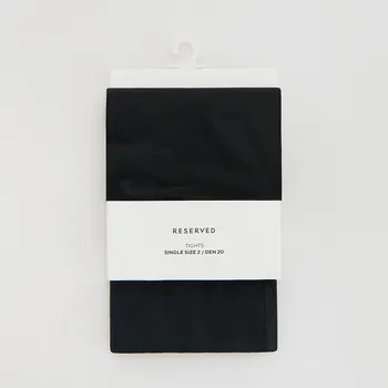 Dámské kalhoty Reserved - Punčochové kalhoty se srdíčky 20 DEN - černý - 240HQ-99X - 240HQ-99X-X23