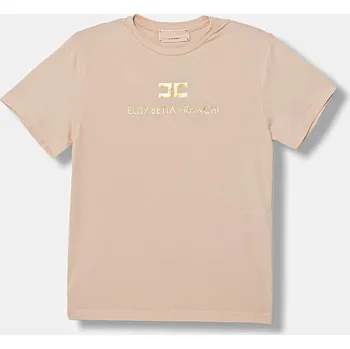 Chlapecké tričko Dětské tričko Elisabetta Franchi EFTS260.0.JE006.140.158 oranžová 24X, vel. 158