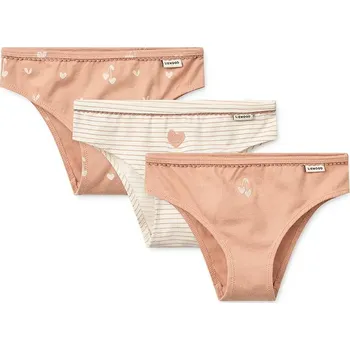 Kalhotky Dětské kalhotky Liewood Aylin Briefs 3-Pack 3-pack LW20282.PPY2 růžová 38X, vel. 98-104