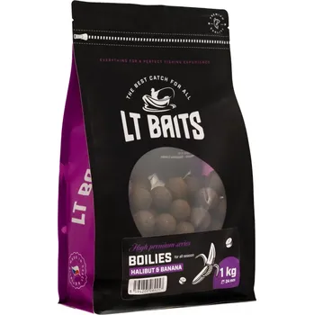 Boilies Boilies LT Baits Halibut & Banana 200 g / 1 kg Průměr: 24 mm, Hmotnost: 1 kg