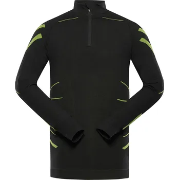 Pánské termoprádlo Pánské rychleschnoucí prádlo - triko ALPINE PRO SEAM černá XS-S