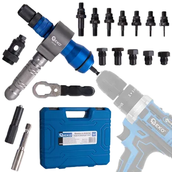 Nýtovací pistole GEKO Profesionální adaptér na nýtování s rukojetí