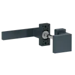 KOVIAN, s.r.o. Hliníková sada klika/koule, RAL7016 matná