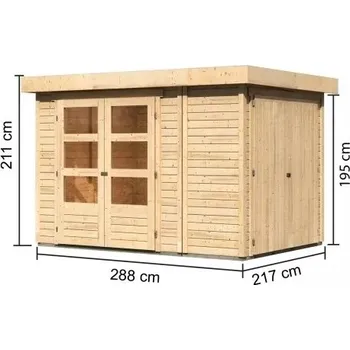 Zahradní domek Dřevěný zahradní domek RETOLA 2 Lanitplast