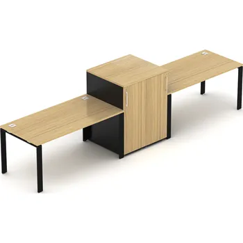 Kancelářská sestava Kancelářská sestava EPIC Z17 U, délka stolů 160cm (Sestava pro dvě osoby)