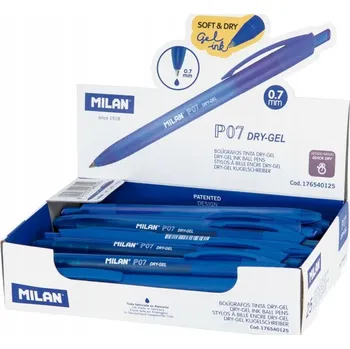 Gelová propiska modré Milan