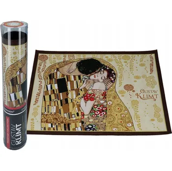 prostírání Prostírání na stůl - G. Klimt, Polibek, krémové pozadí (CARMANI)