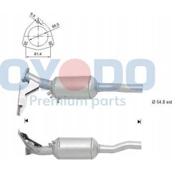 Filtr pevných částic Oyodo 20N0122-OYO Filtr pevných částic / DPF, výfukový systém