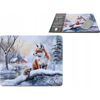 Podložka pod myš Carmani, podložka pod myš – Zima všude – Liška