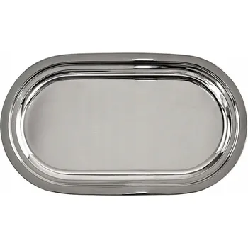 Servírovací tác ocelový oválný 33,5x19,5 cm