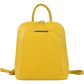 Městský batoh Dámský kožený batoh Patrizia Piu 519-001 žlutý