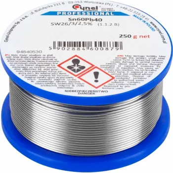 Masážní přístroj Cín 0,25mm/250g Sn60Pb40 CYNEL