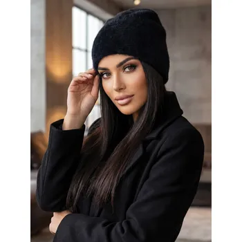 Čepice Dámská alpaková čepice v černé barvě